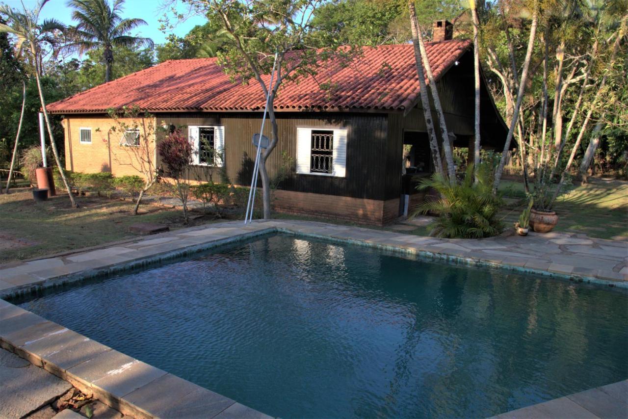 فيلا Chapada dos Guimarãesفي Casa Unica Com Piscina E Lareira A 1,2 Km Do Centro المظهر الخارجي الصورة